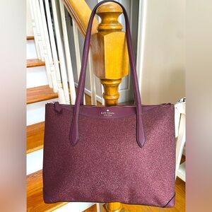 Kate Spade New York Shimmy Tote Bag in Deep Nova